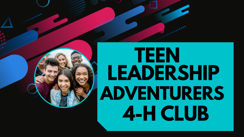 Teen Leadership Club with picture of Teens